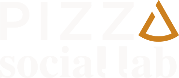 Logo bianco pizza social lab